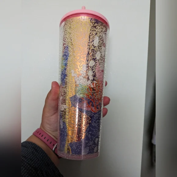 NWT Starbucks Coral Reef Bubble 2021 Edition Venti Cup Tumbler Collectible - Picture 7 of 12